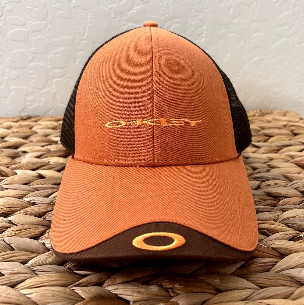 Oakley Orange and Brown Cap